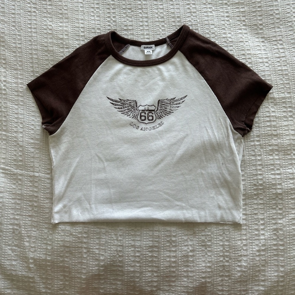 Garage Los Angeles 66 t-shirt (cropped) size medium